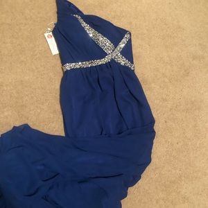 Blue gown